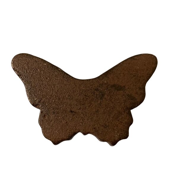 Vintage Cast Iron Butterfly Trinket Box - Picture 4 of 5